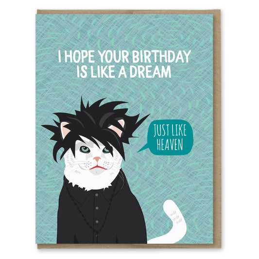 The Cure Cat Birthday Card