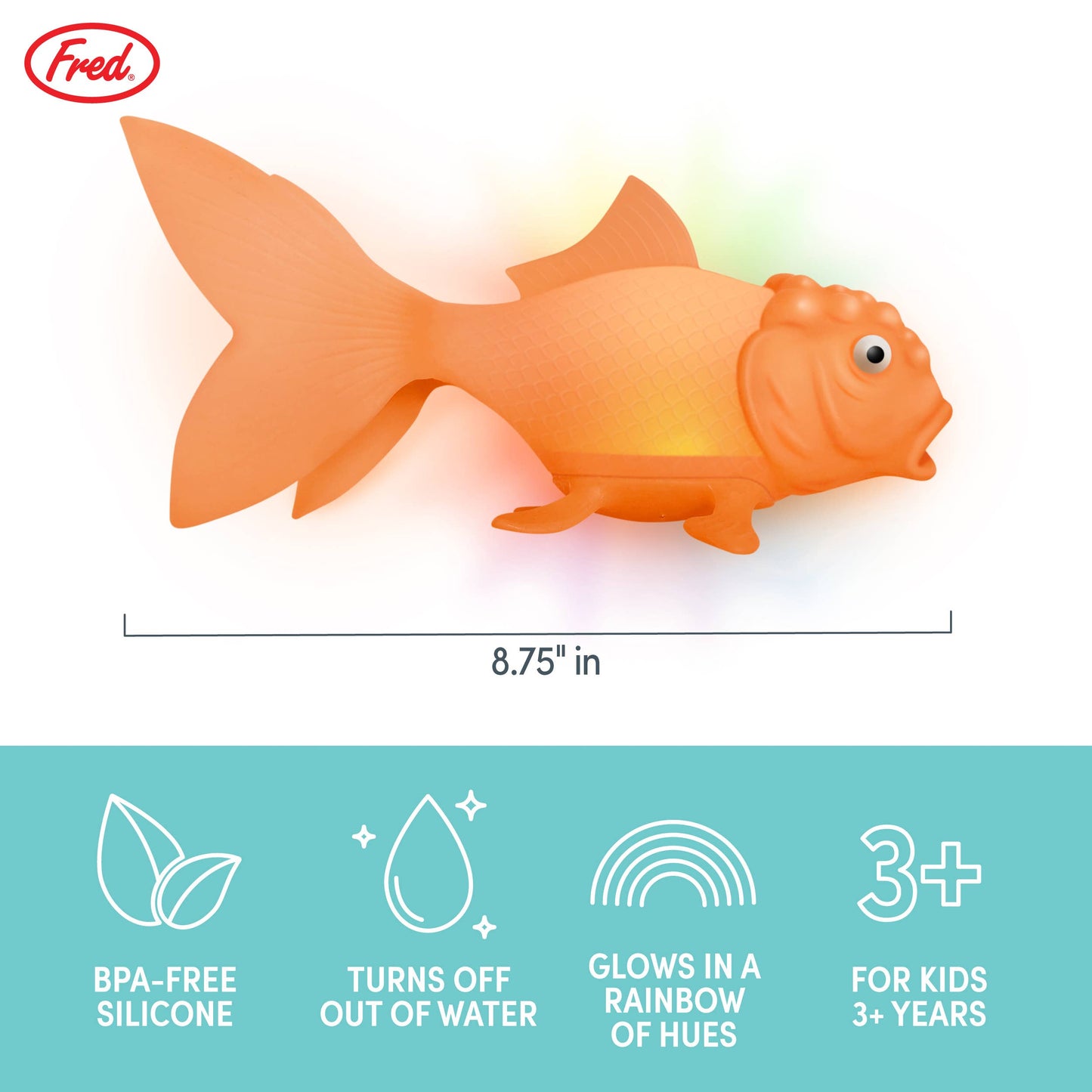 Koi Toy - Light-Up Goldfish - Bath & Pool Toy