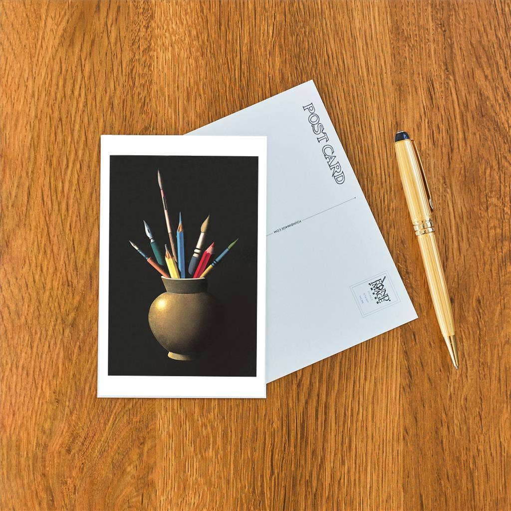 Postcard - Artist's Materials