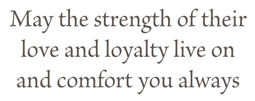 Dog and Cat Pet Sympathy Card