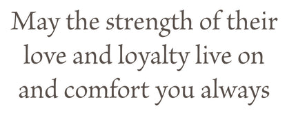 Dog and Cat Pet Sympathy Card