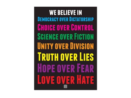 We Believe Sticker