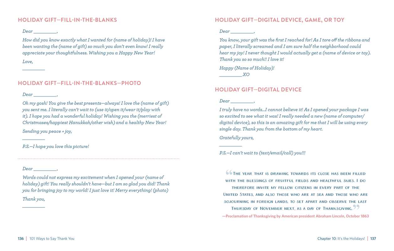 101 Ways to Say Thank You by Kelly Browne