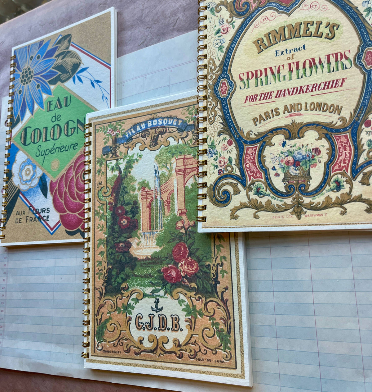 Vintage Label Notebooks Large