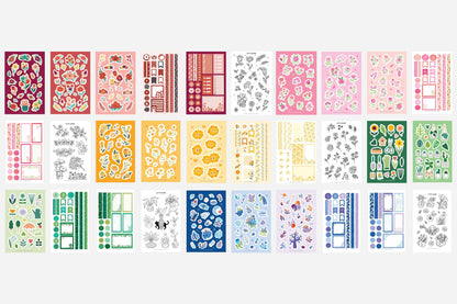 Florals and Foliage Sticker Book