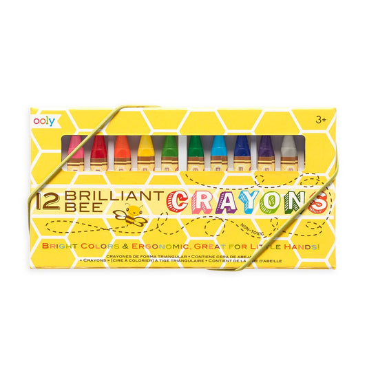 Brilliant Bee Crayons- Set of 12