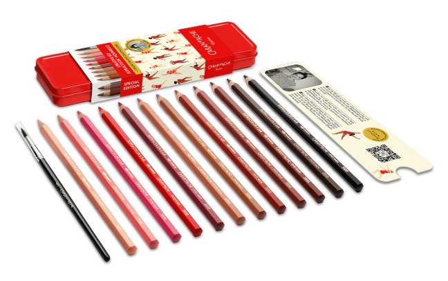 Caran d'Ache x Nina Cosford Creative Set - Supracolor Aquarelle Pencil Set & 1 online course