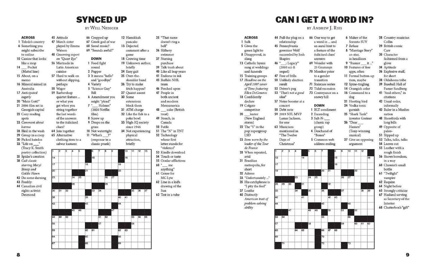 Vox Pop Culture Crosswords: 80 Puzzles for Curious Minds