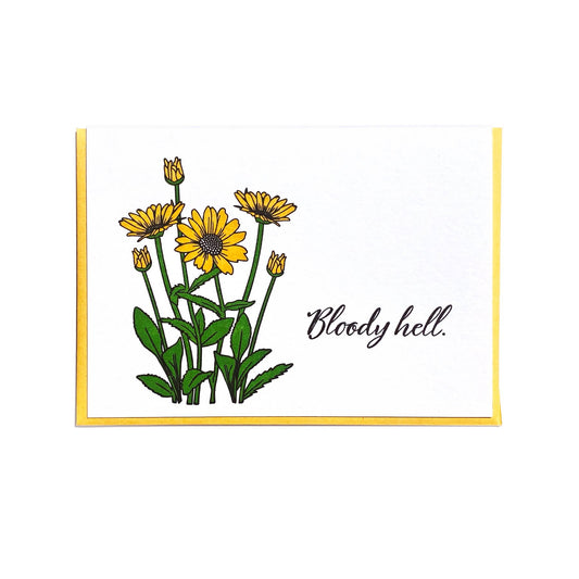 Bloody Hell Greeting Card