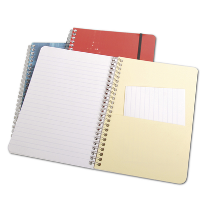 6 x 8.25 Clairefontaine Wirebound Notebook w/Elastic Closure