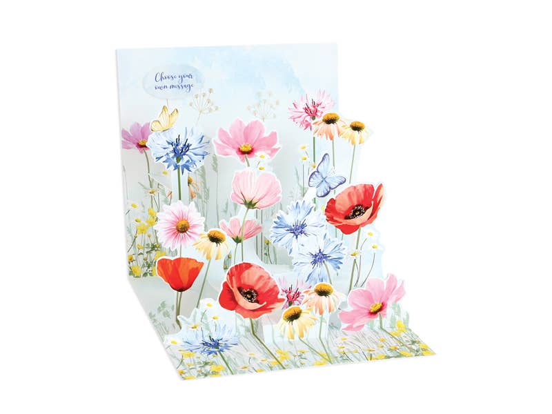 Wildflower Meadow Pop-Up Card