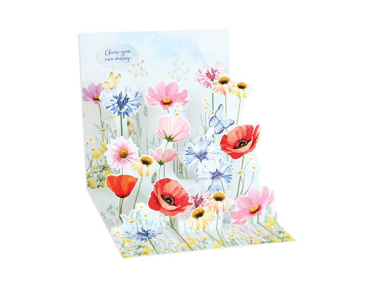 Wildflower Meadow Pop-Up Card