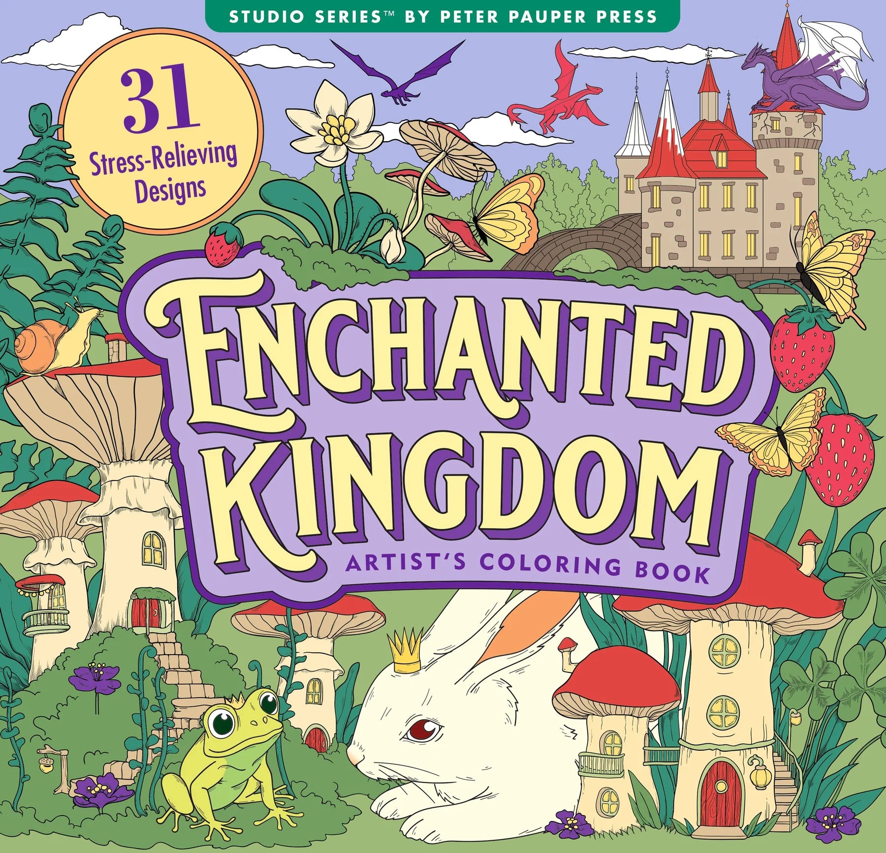 Artist Coloring Book Studio Series - Enchanted Kingdom - available at Occasions Just Write