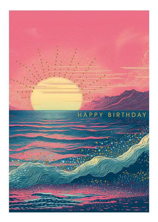 DAWN BIRTHDAY GREETING CARD 4.5 x 6.25"