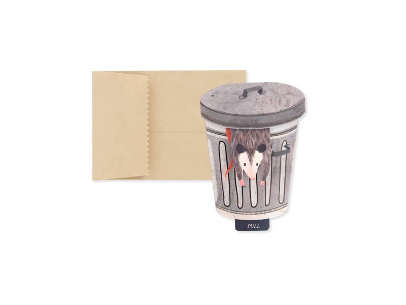 Trash Possum Mini Pop-Up Card