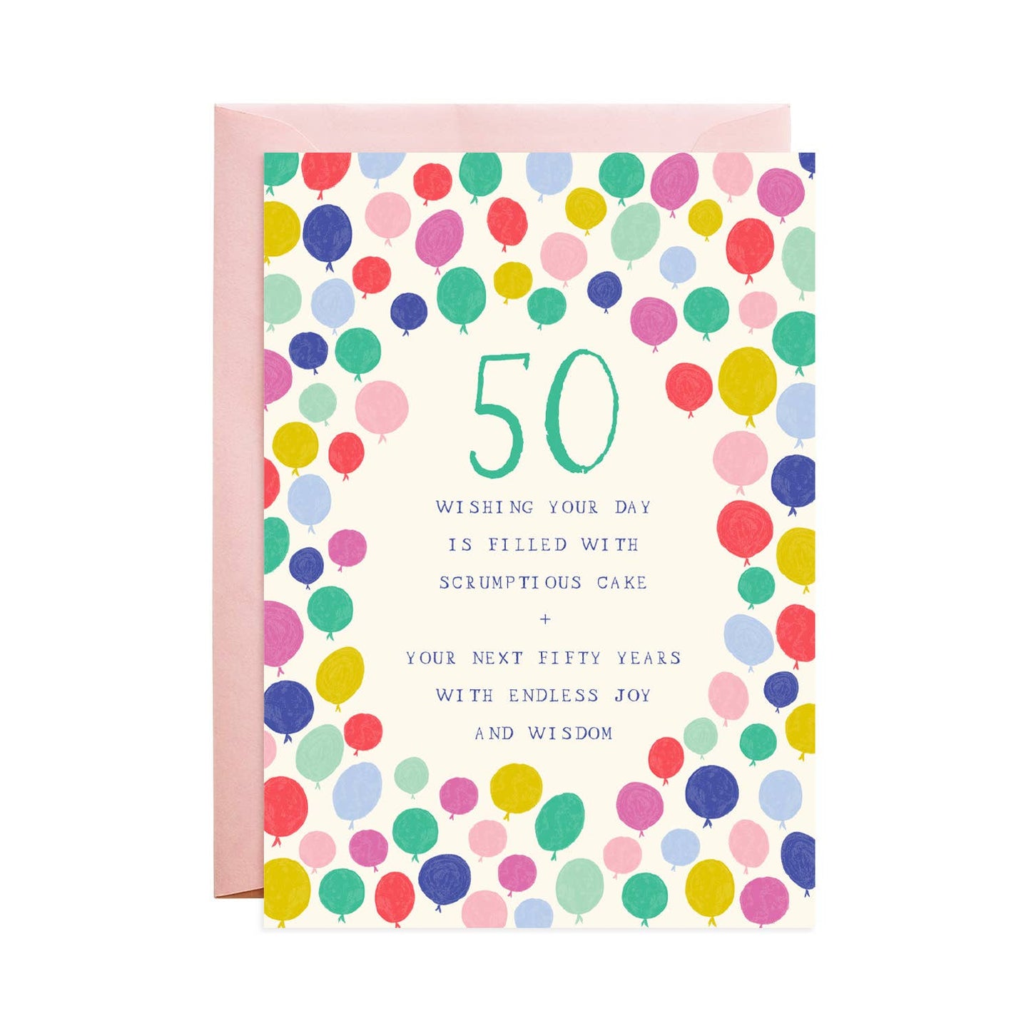 Spiffy Fifty - Birthday Greeting Card