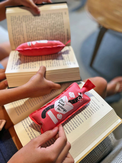 Bookie Cushion - Whoopee Cushion Bookmark