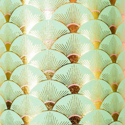 Sunshine - Mint Green/Pink Metallic/Gold/Foil.