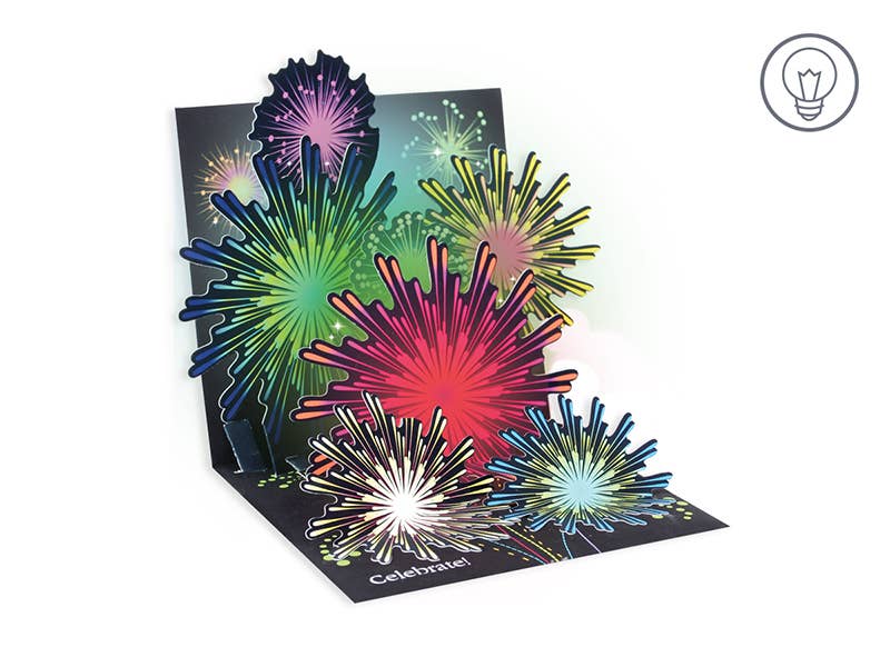 Fireworks Pop-Up Card