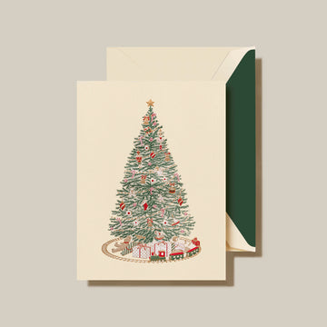 Crane & Co. Christmas Morning Tree Boxed Holiday Cards