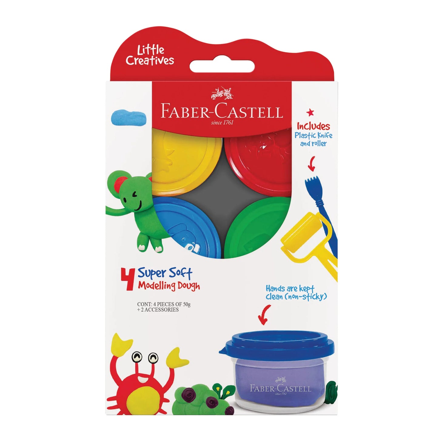 Little Creatives 4 Super Soft Modeling Dough