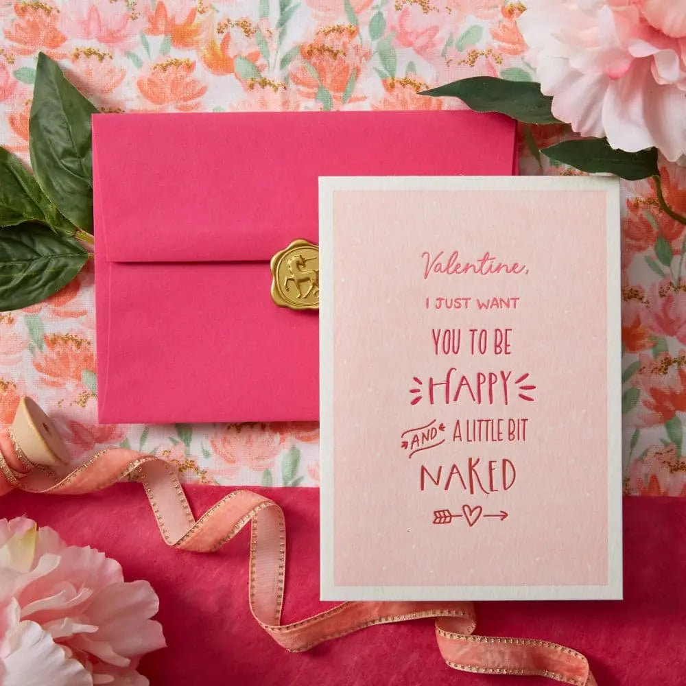 Little Bit Naked Valentine's Day Card