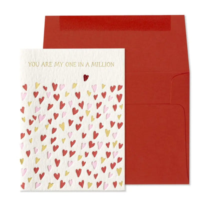 One In A Million Valentine's Day Card