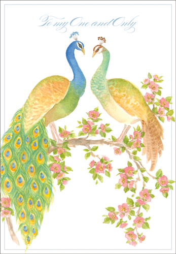 Peacock Pair -Anniversary