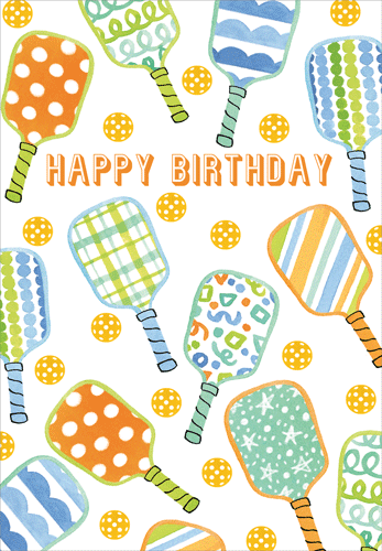 Pickleball - Birthday Card