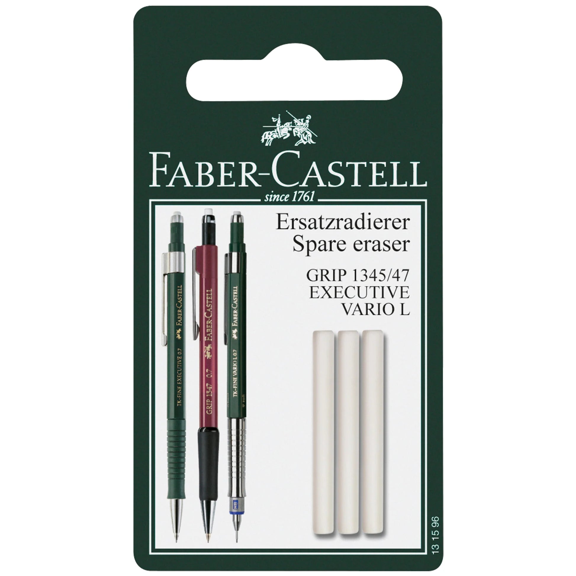 Faber-Castell - TK Fine Vario L Mechanical Pencil, Eraser Refill