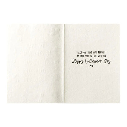 Husband XOXO Valentine's Day Card