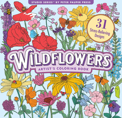 Artist Coloring Book Studio Series - Wildflowers - available at Occasions Just Write