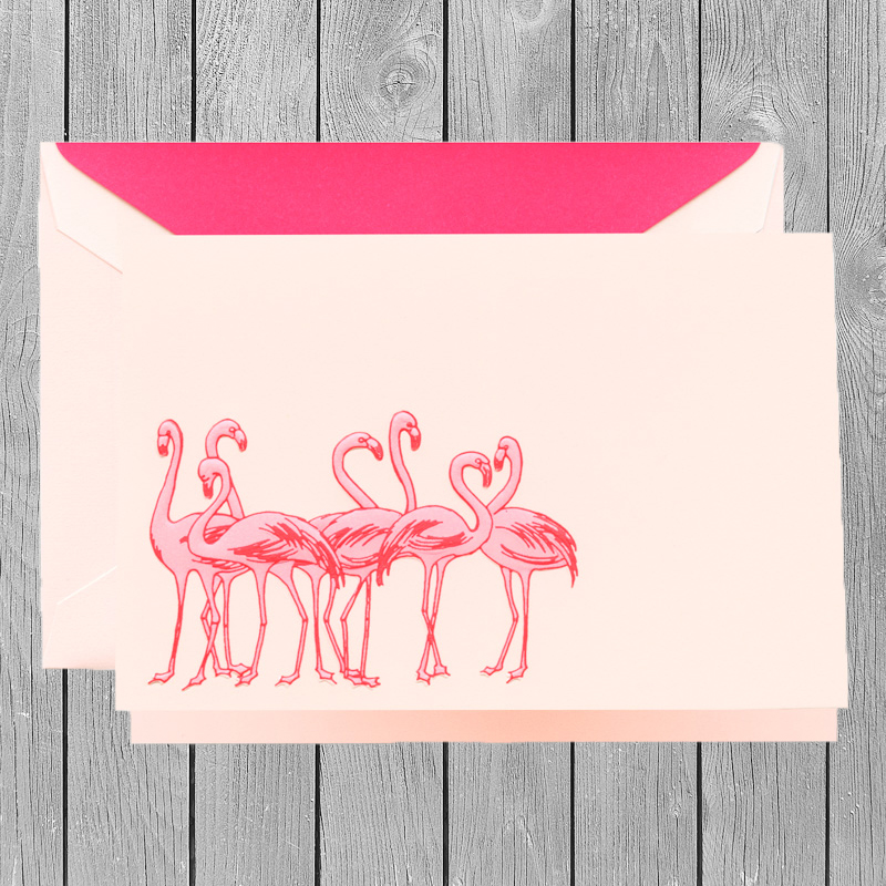 crane-flamingo-stationery