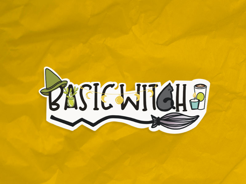 basic witch sticker