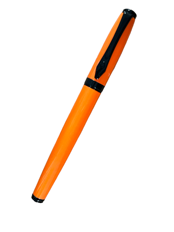 platignum fountain pen orange medium