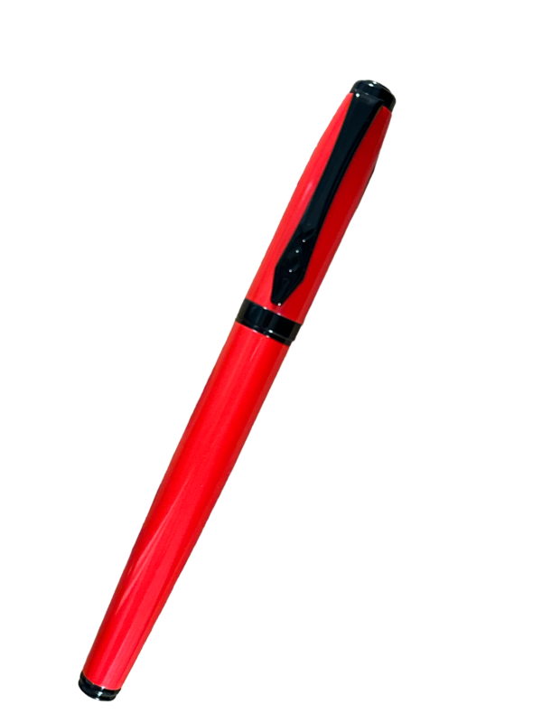 platignum fountain pen red medium